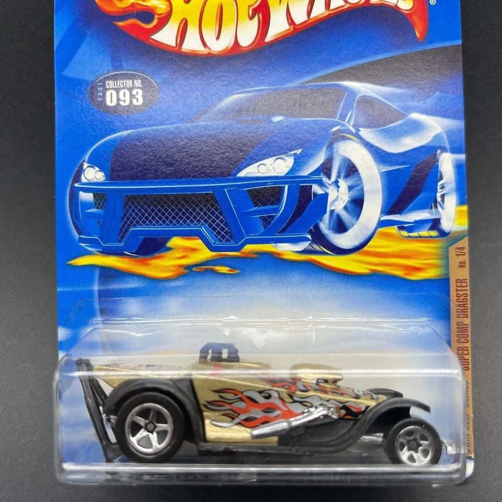 Hot Wheels Skin Deep Series Super Comp Dragster Drag Car Gold Diecast 1/64 #093